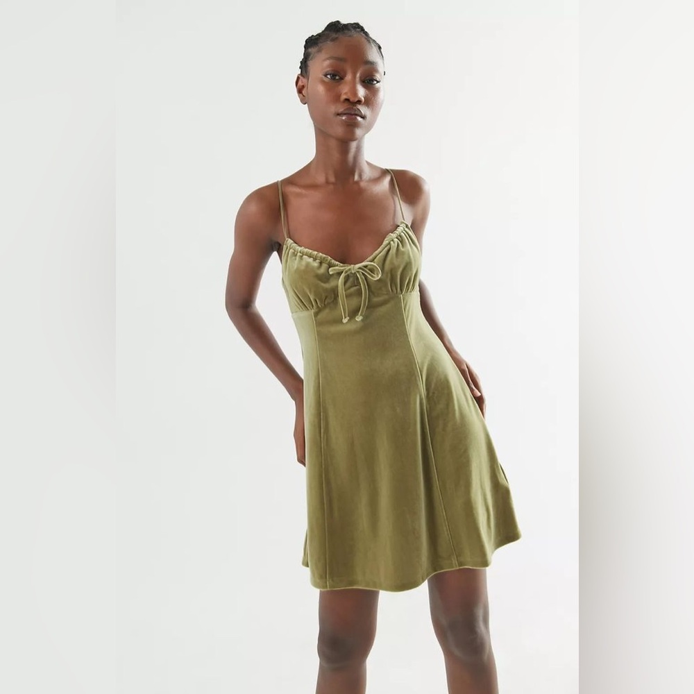 Urban Outfitters June Bug Velvet Mini Dress